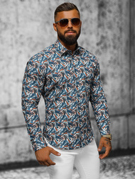 Koszula męska kolorowa OZONEE O/2822Z