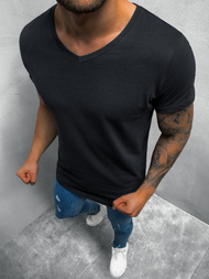 T-Shirt męski czarny OZONEE O/1210Z