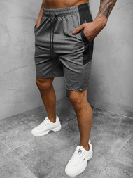 Spodenki dresowe męskie grafitowe OZONEE JS/68026