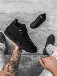 Sneakersy wysokie czarne OZONEE G/222