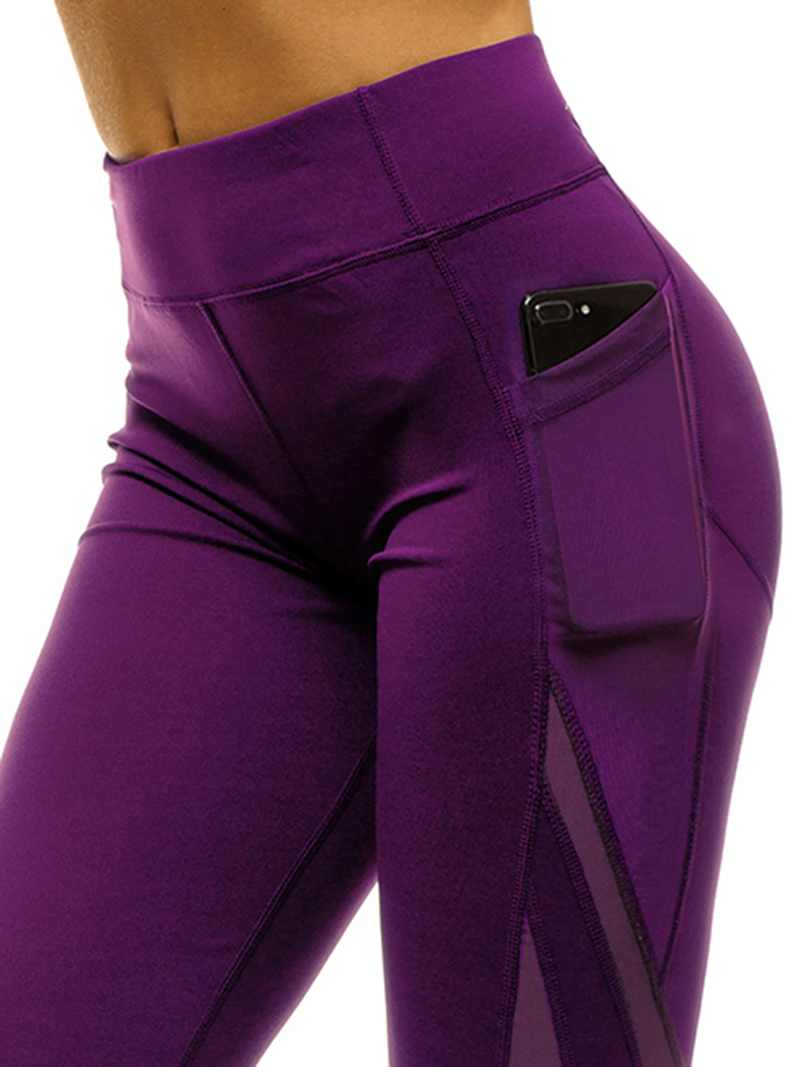 Legginsy damskie fioletowe OZONEE O/54379