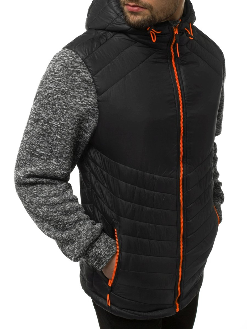 Куртка чоловіча Чорна OZONEE JS/KS2001K