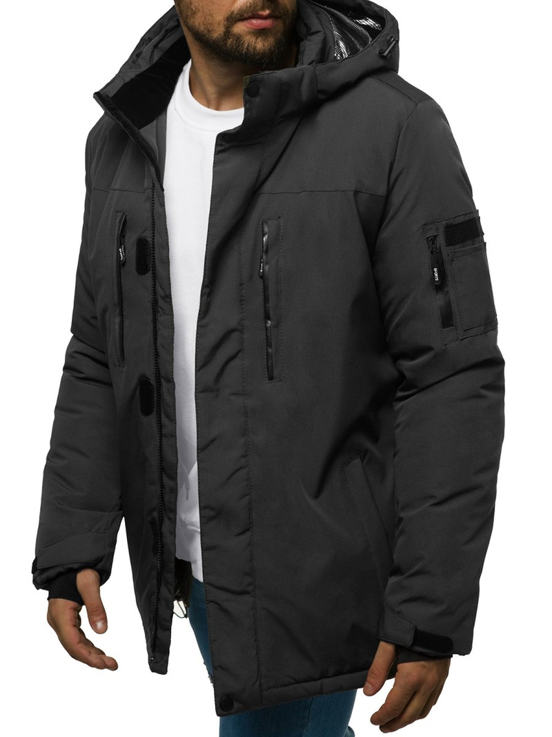 Куртка чоловіча Темно-сіра OZONEE O/9805