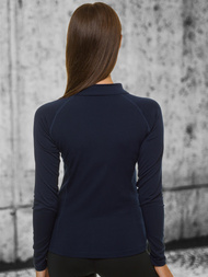 Bluza damska rozpinana granatowa OZONEE JS/HD154/4