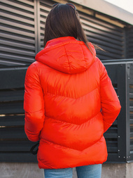 Kurtka zimowa damska czerwona OZONEE JS/M23065/2