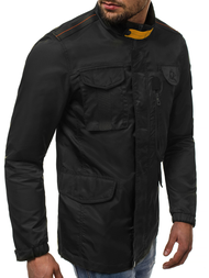 Куртка демicезонна чоловіча Чорна OZONEE O/99237