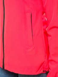 Kurtka przejściowa damska koralowa OZONEE JS/HH036/53