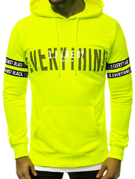 Толстовка з капюшоном чоловіча Жовта-неон OZONEE MACH/3123