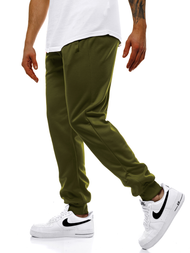 Spodnie dresowe męskie zielone OZONEE JS/JZ11001