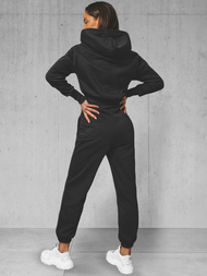 Жіночий спортивний костюм з двох частин Чорний OZONEE JS/8C79/3