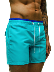 Spodenki kąpielowe męskie turkusowe OZONEE ST006-8