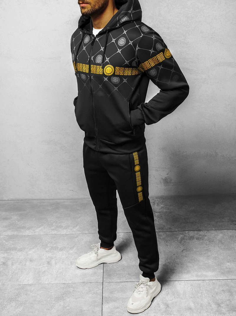 Спортивний костюм чоловічій Чорний OZONEE O/HM685Z