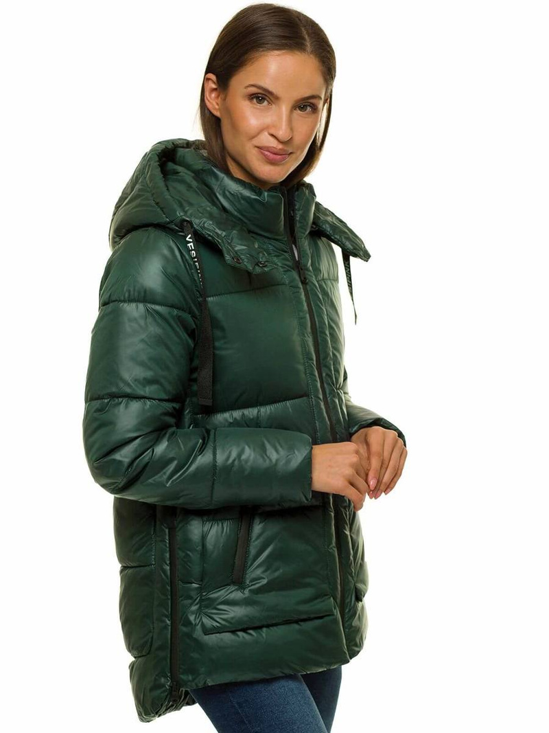 Куртка жіноча Темно-Зелена OZONEE O/M1552/38