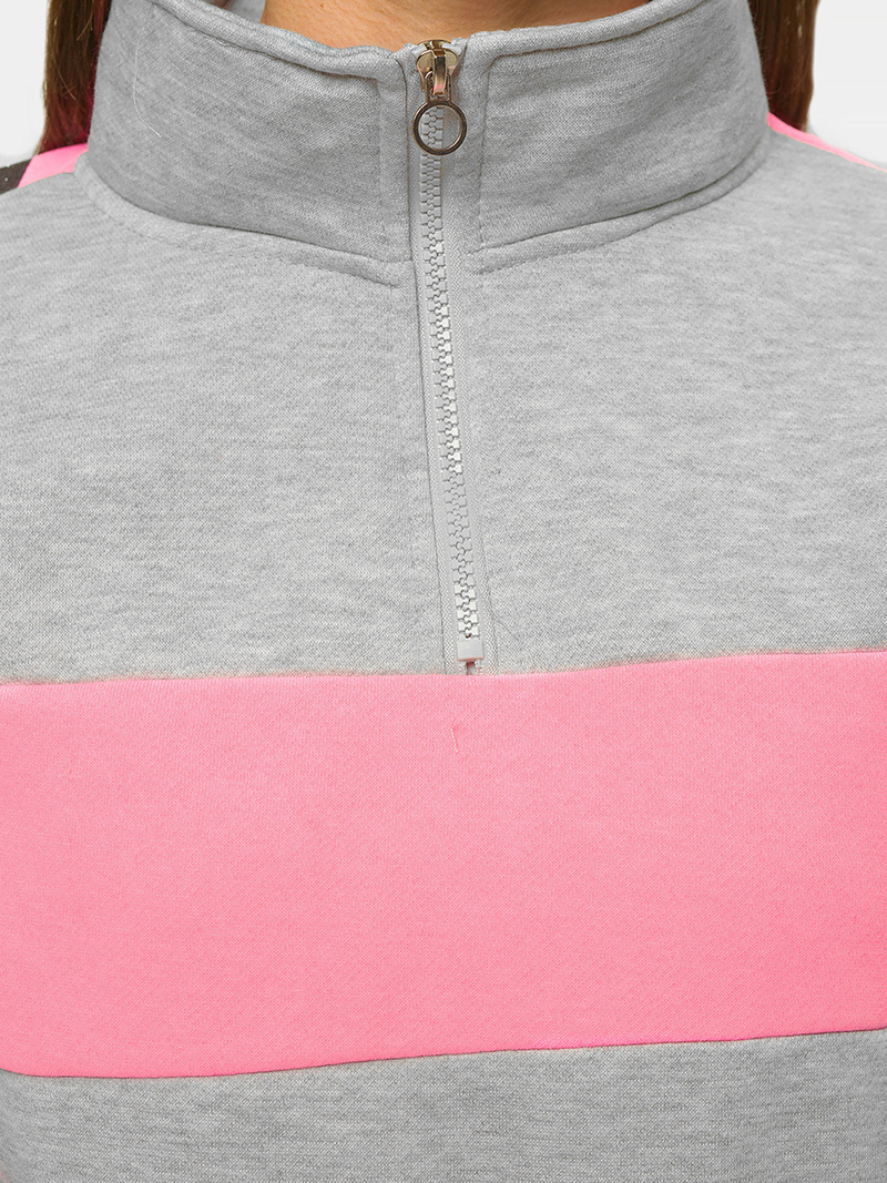 Bluza damska szara OZONEE JS/B26020