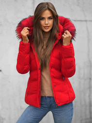 Куртка жіноча Червона OZONEE JS/M9057/270Z