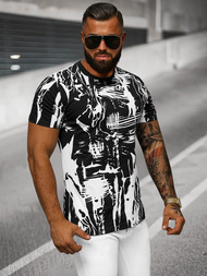T-shirt męski czarny OZONEE O/T1276/3