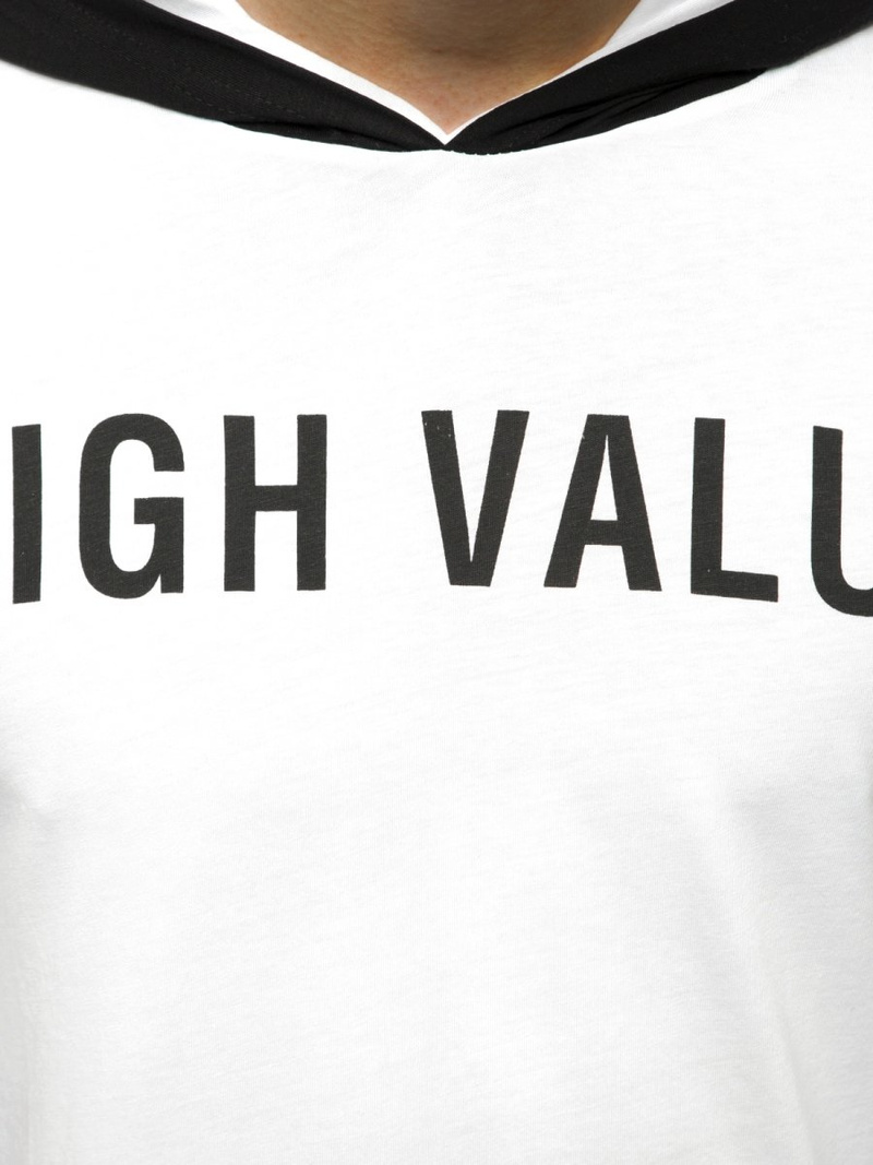 Майка чоловіча Бiла OZONEE MAD/3076