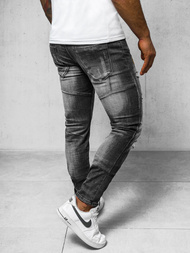 Spodnie jeansowe męskie czarne OZONEE NB/MP0047NZ