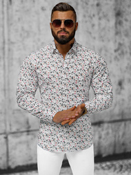 Koszula męska biała OZONEE O/V17