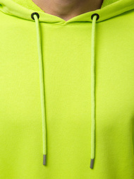 Bluza z kapturem męska seledynowa OZONEE B/20402009Z