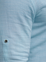 Класична сорочка чоловіча Яскраво-cиня OZONEE O/V30