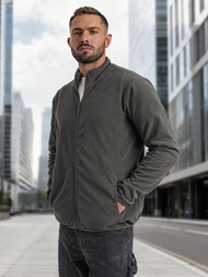 Bluza męska rozpinana grafitowa OZONEE JS/HH016/5