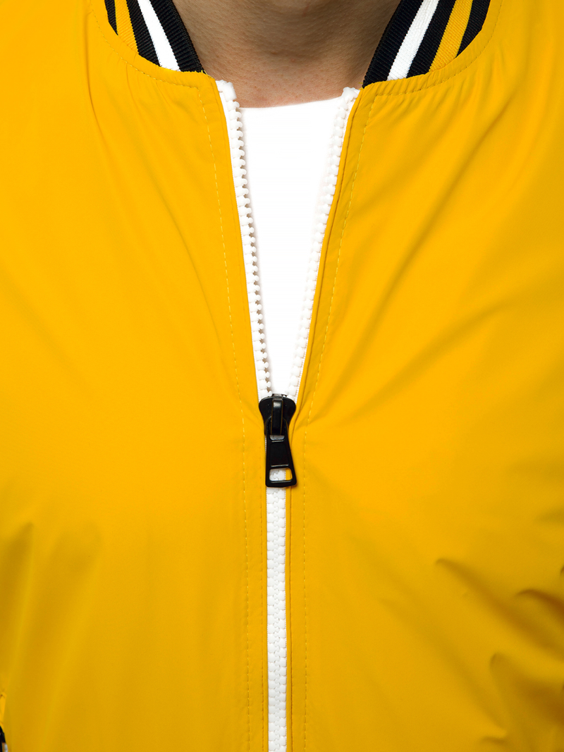 Kurtka bomberka męska żółta OZONEE N/6196