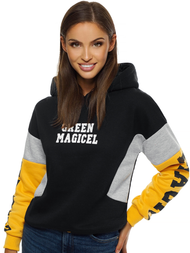 Жіноча Толстовка Чорна OZONEE JS/KSW2025