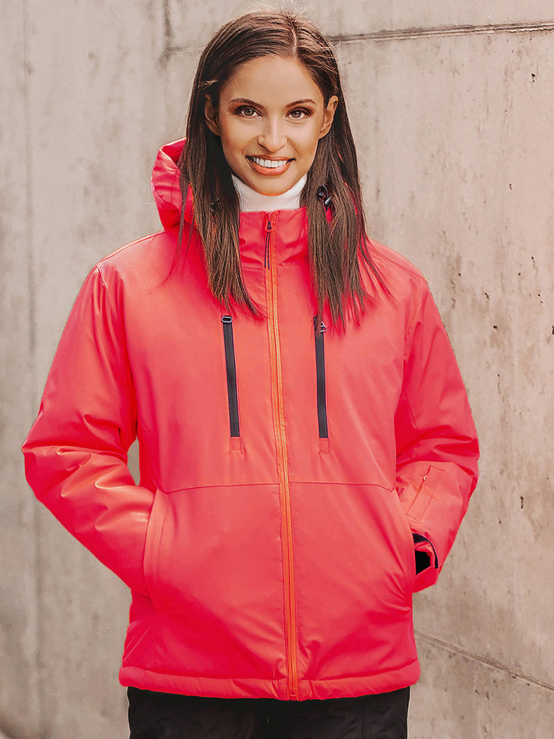 Куртка жіноча рожево-неонові OZONEE JS/HH012/53