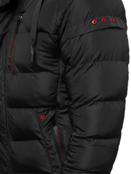 Kurtka zimowa męska czarna OZONEE JB/JP1180