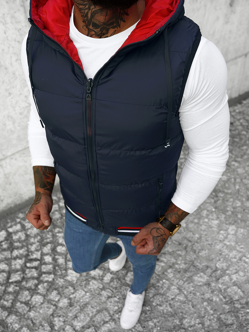 Безрукавка чоловіча Ультрамаринова OZONEE N/7127