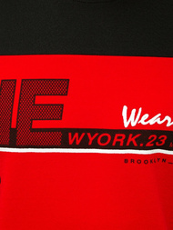 T-Shirt męski czerwony OZONEE JS/SS11002Z