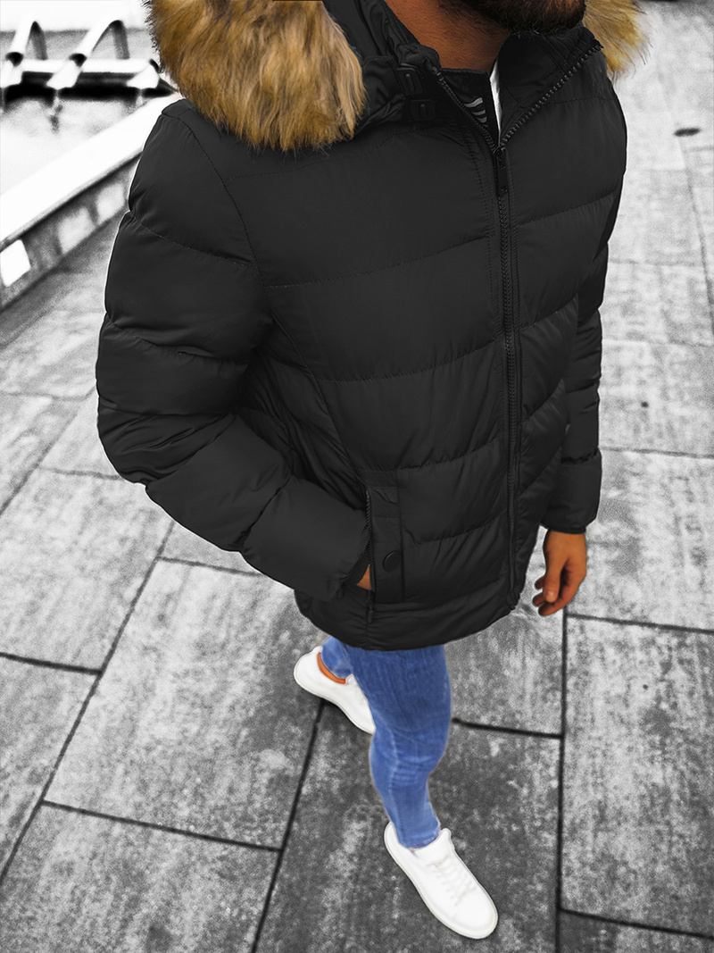 Куртка чоловіча Чорна OZONEE JS/M8107