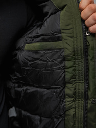 Kurtka zimowa męska zielona OZONEE JS/27M8100