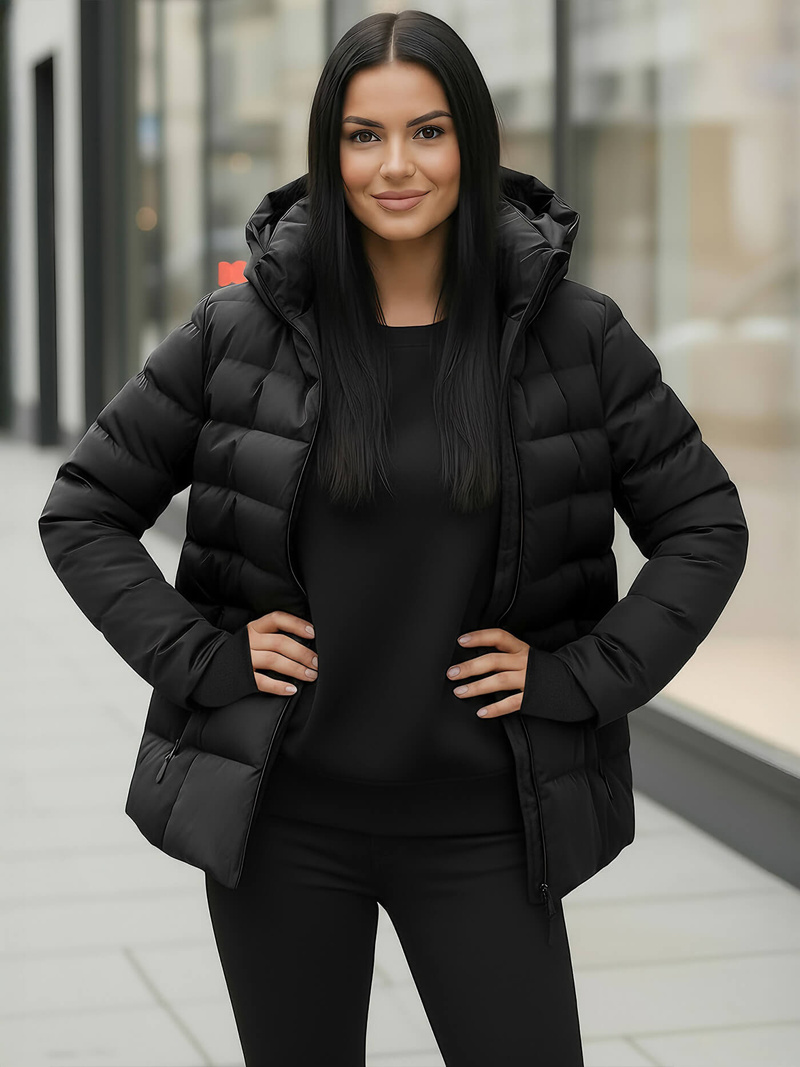 Куртка жіноча Чорна OZONEE JS/M769/392