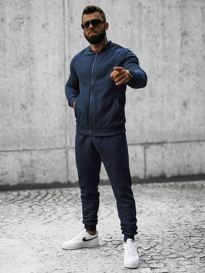 Спортивний костюм чоловічій tемно-cинiй OZONEE JS/8C76/25