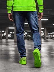 Штани чоловічі джоггери Синi OZONEE JS/KK1061