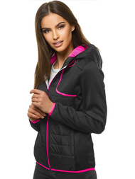 Kurtka damska czarna OZONEE JS/KSW4008