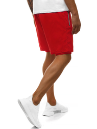 Spodenki dresowe męskie czerwone OZONEE O/11127