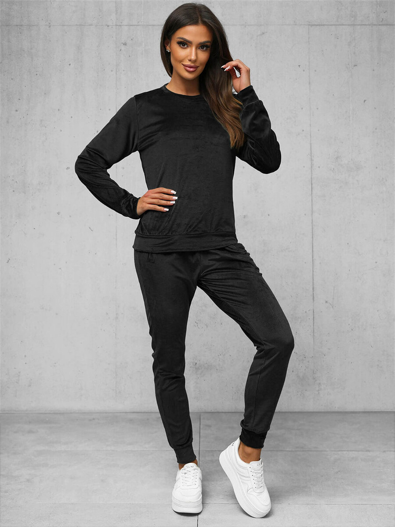 Спортивний костюм жіночий Чорний OZONEE O/8C1173/3Z