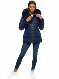 Kurtka zimowa damska granatowa OZONEE O/SW027/2