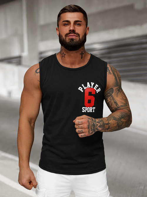 Футболка Чоловіча Чорна OZONEE JS/8B1717/3Z