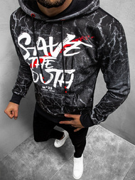 Толстовка чоловіча Графiтова OZONEE JS/DD267Z