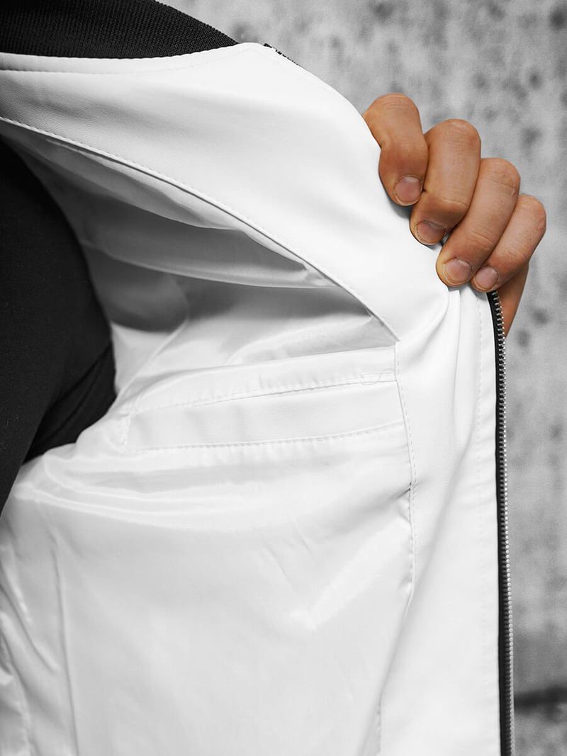 Чоловіча шкіряна куртка Бiла OZONEE N/7110/8