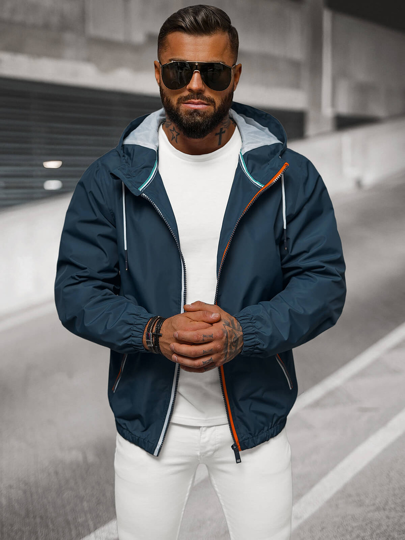 Kurtka męska granatowa OZONEE JS/5M802/215