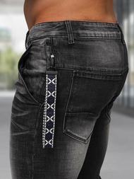 Чоловічі джинси Чорнi OZONEE NB/MP0091N