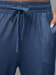 Штани Жіночі джинсові tемно-синi OZONEE O/HGM6610