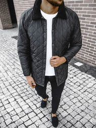 Kurtka przejściowa męska czarna OZONEE O/5619