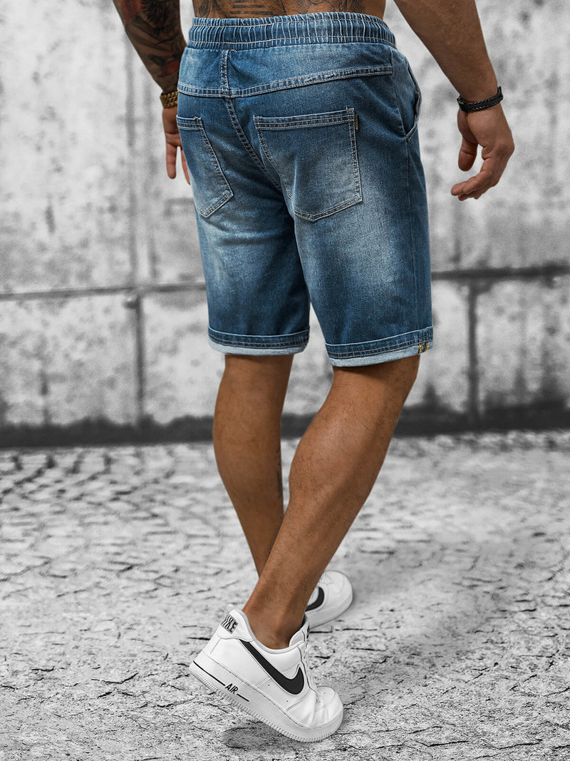 Spodenki męskie jeansowe niebieskie OZONEE NB/MP0276BC