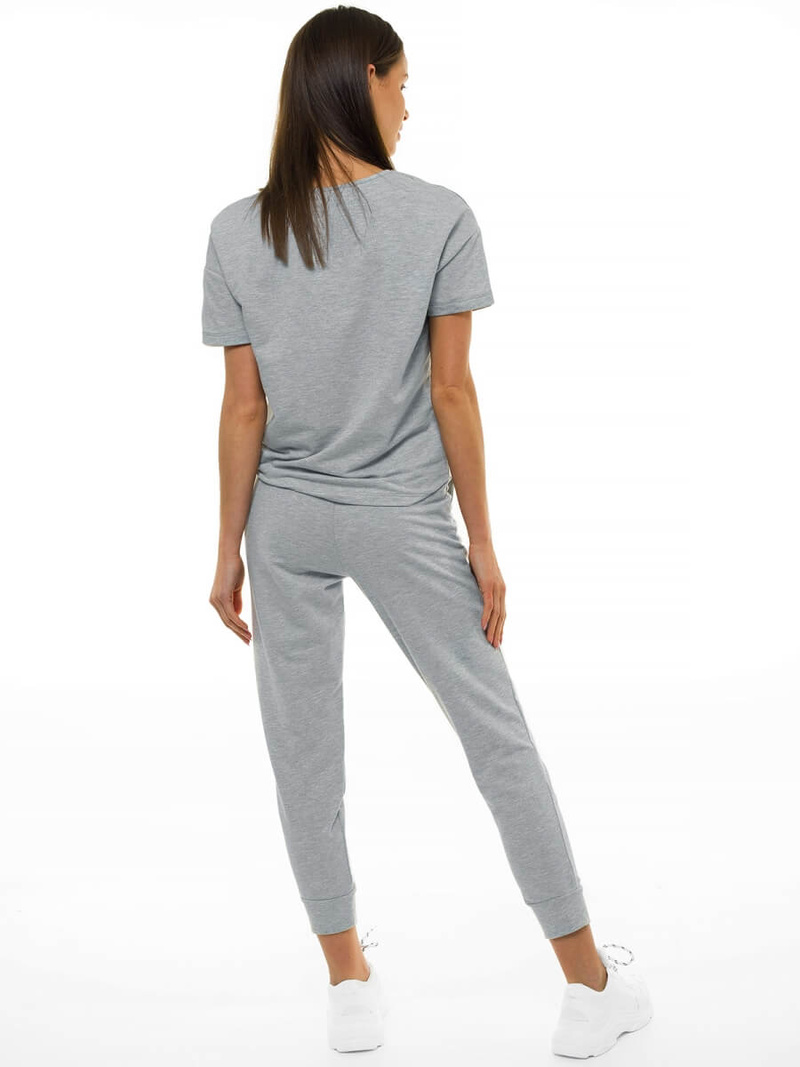 Komplet dresowy dwuczęściowy jasnoszary OZONEE O/MB1002/21